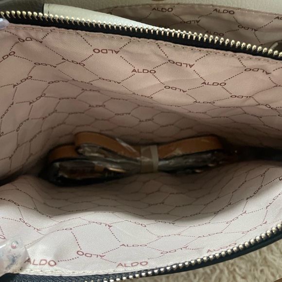 Aldo cream and tan purse - Picture 3 of 9